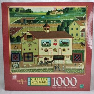 Charles Wysocki's Americana 1000 Piece Jigsaw Puzzle Amish Friends MB Sealed